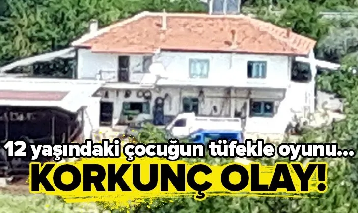 İzmir’de korkunç olay! 12 yaşındaki Hasan, pompalı tüfekle oynarken ablasını vurdu