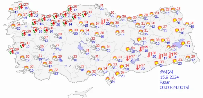 1726296190474.png 50 il için sağanak yağış uyarısı! İstanbul için gün verildi - 3