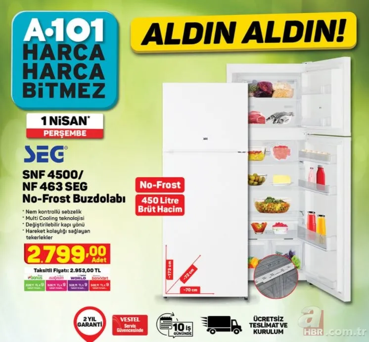 %25 indirim! A101 1 Nisan 2021 aktüel ürünler kataloğu sürprizlerle dolu! Bu hafta A101'de neler var? 5