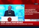 Başkan Erdoğandan küçük esnafa vergi müjdesi! Peki hangi meslek grupları vergiden muaf tutulacak? |Video
