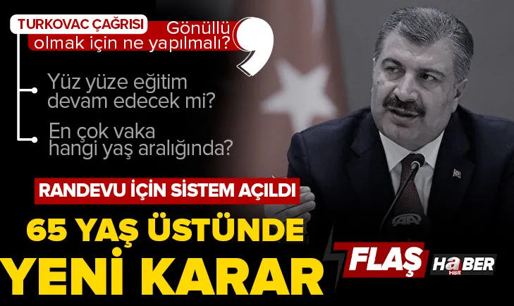 Bilim Kurulu sonrası flaş açıklama!