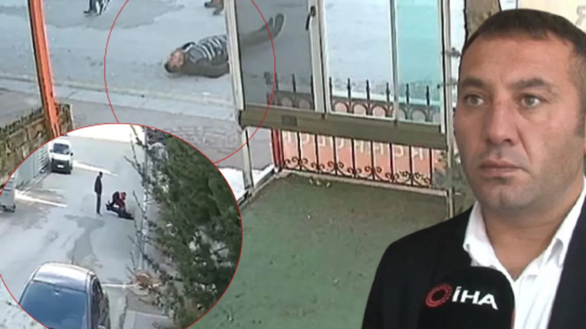 Ankara'da dehşet kamerada! Silahlı saldırıda ölü taklidi yaparak kurtuldu