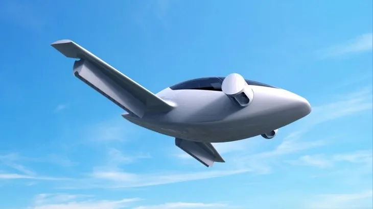 Helikopter gibi kalkış yapabilen elektrikli uçak