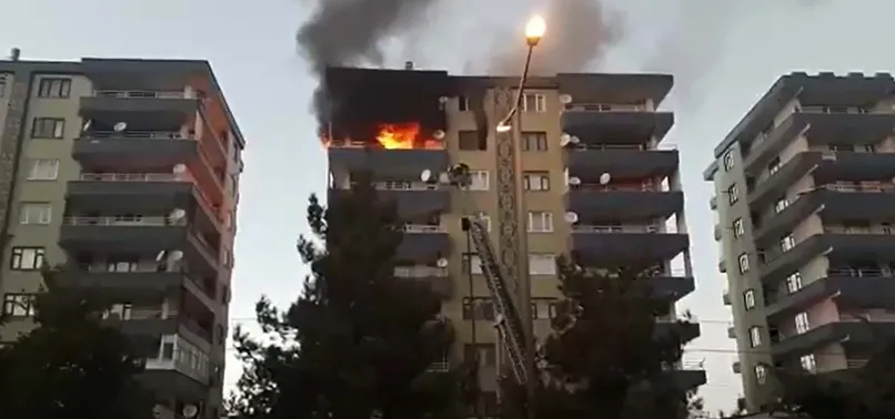 Diyarbakır'da korkutan yangın