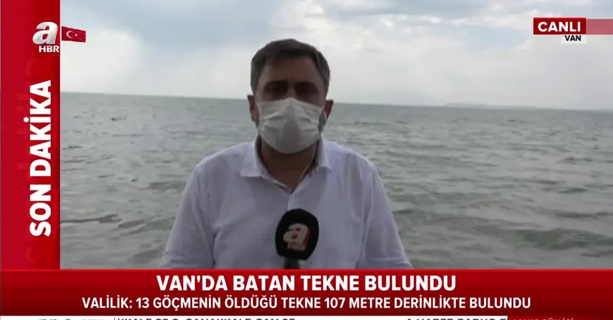 Son dakika: Van'da batan tekne bulundu