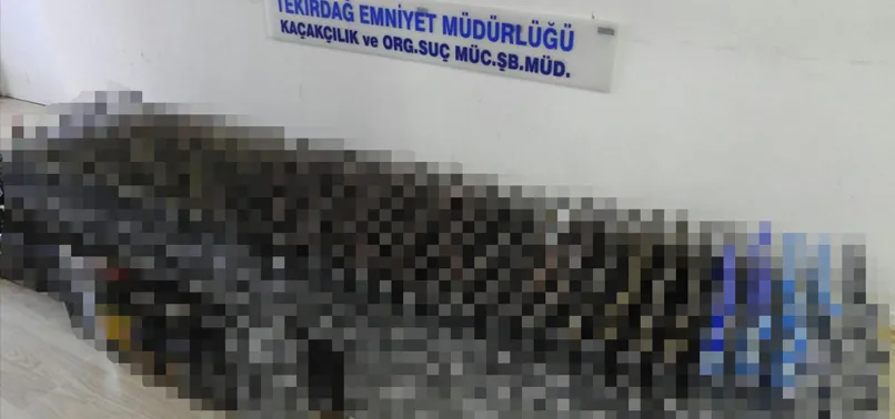 Tekirdağ'da kaçak içki operasyonu
