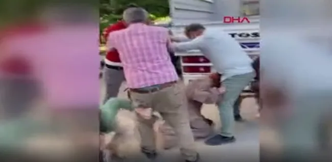 Çankırı’da boşanan çift ve yakınları arasında mal kavgası çıktı! - 1