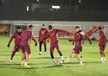 Galatasaray'da Trabzonspor mesaisi başladı