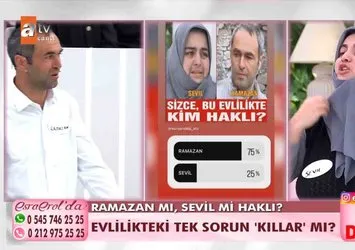 Türkiye Esra Erol’daki bu olayı konuşuyor! “Kocam bana varil ve fıçı diyor” diyen Sevil kocası Ramazan ile yüzleşti