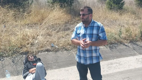 1692804385235.jpg Edirne'de ilginç kaza! Çarptığı araba bakın kimin çıktı - 1