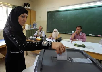 Ürdün'de halk sandık başına gitti