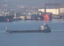 Ukrayna’dan gelen gemi Derince Limanı’nda