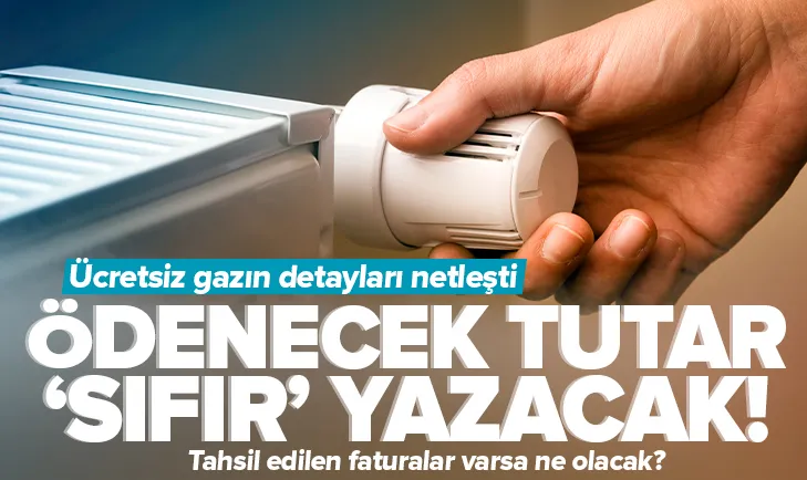 Ücretsiz doğalgazın detayları netleşti