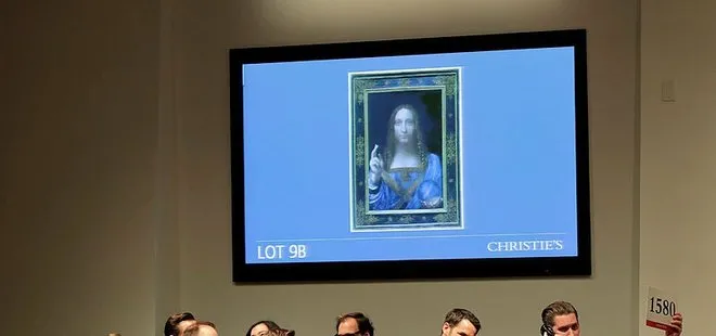Leonardo da Vinci’nin Salvator Munditablosu 450 milyon dolara satıldı