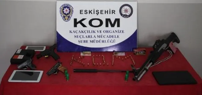 Eskişehir’de suç örgütü operasyonu: 20 gözaltı