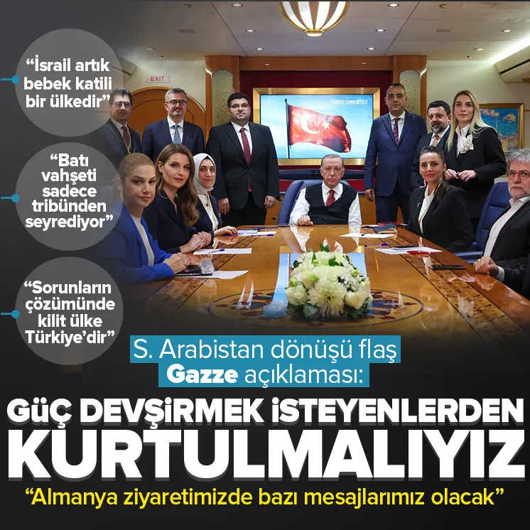 Erdoğan’dan S. Arabistan dönüşü açıklamalar