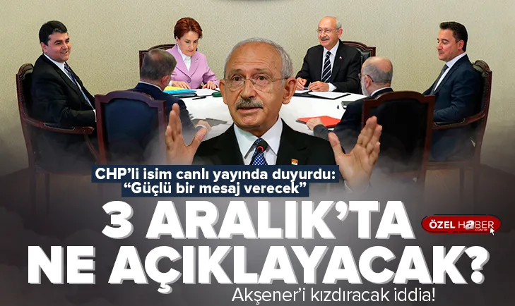 Kılıçdaroğlu 3 Aralıkta ne açıklayacak?