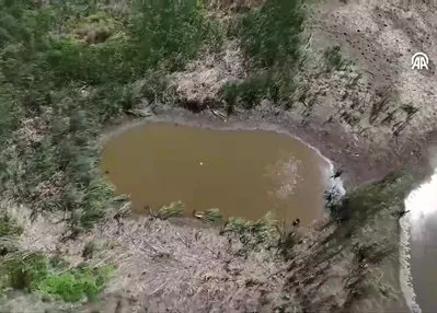 Kuraklık nedeniyle kuruma noktasına geldi