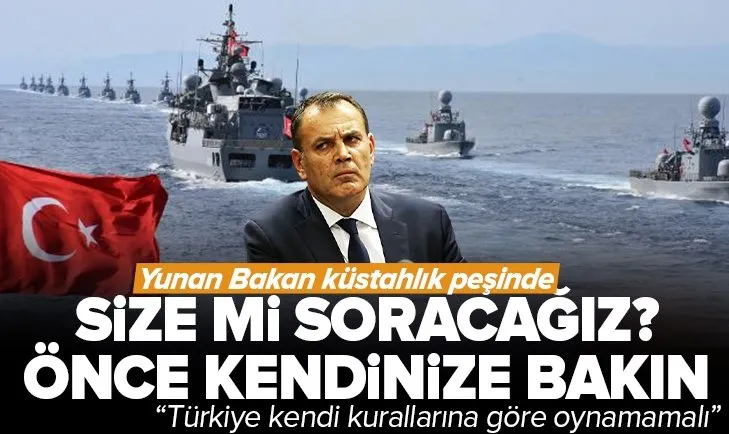 Yunan Bakan Panagiotopoulos hadsizlik peşinde: Türkiye oyunu kendi kurallarına göre oynamamalı