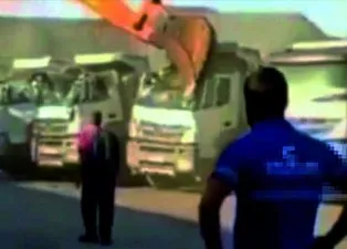 Beş kamyonu hurdaya çevirdi! Firma sahibinden akıllara durgunluk veren açıklama