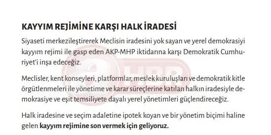 1680175289931.jpeg HDP'nin seçim bildirgesinde dikkat çeken maddeler: Türkiye'yi yıkma vaadinden, özerkliğe yok yok! Kemal Kılıçdaroğlu ile bunların pazarlığı mı yapıldı? - 7