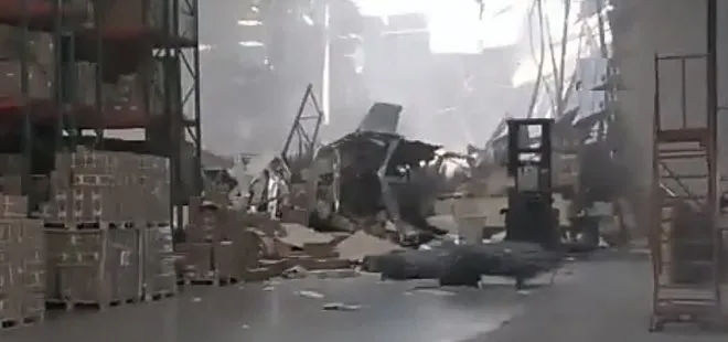 ABD’de F-16 uçağı binanın üzerine düştü | Video