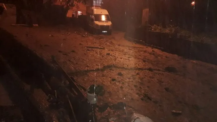 Giresun'da sel felaketi! Jandarma aracı suya gömüldü