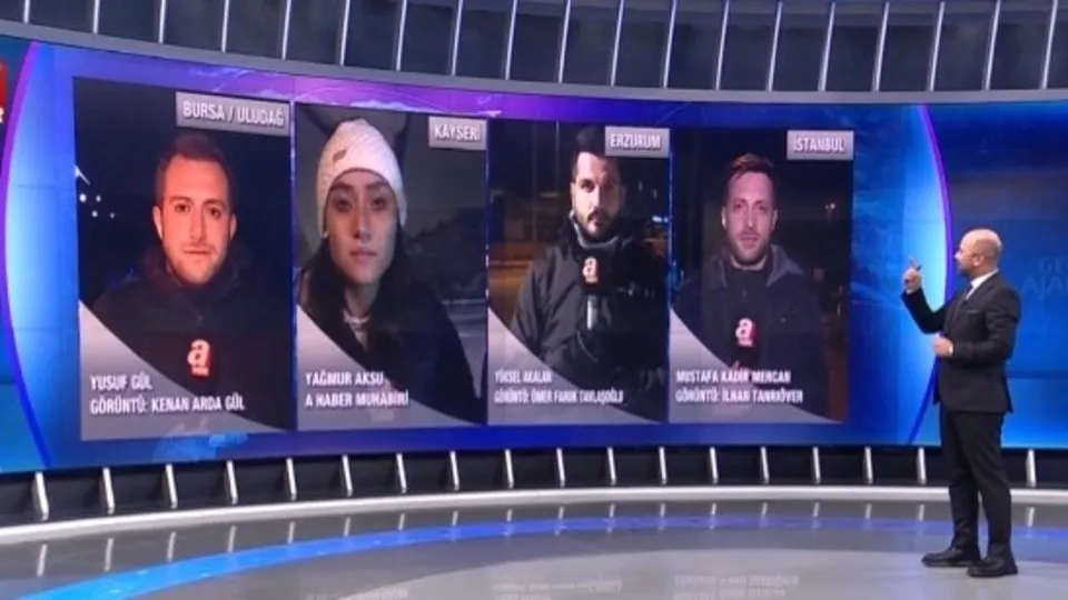 Türkiye beyaza büründü! Kar yağışı etkisini artırıyor | A Haber ekibi sahada