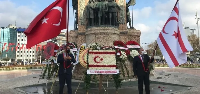 KKTC’nin 38. kuruluş yıl dönümü Taksim’de kutlandı