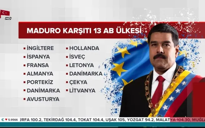 Avrupa Birliği'nde Maduro ayrılığı