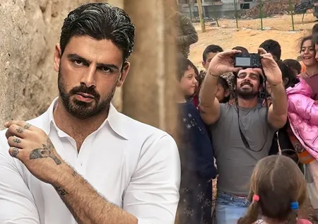 Gönülleri fethetti! İtalyan oyuncu Michele Morrone 6 Şubat depremini böyle andı