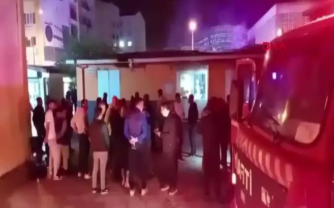 Aydın’daki ortaokulun kantininde yangın