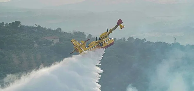 AB’den Türkiye’ye Canadair yangın söndürme uçağı desteği