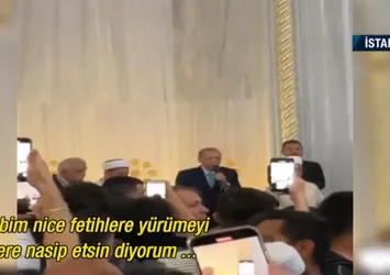 Başkan Erdoğan cemaate seslendi