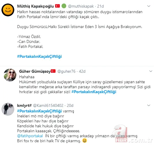 FOX sunucusu Fatih Portakal'ın kaçak çiftliğine vatandaşlardan ağır eleştiri! Adeta yerin dibine soktular 2