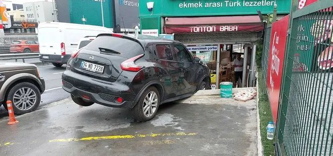 Direksiyon hakimiyetini kaybetti hayatının şokunu yaşadı