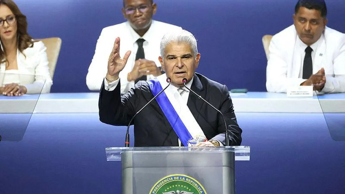 Panama'nın yeni Devlet Başkanı Jose Raul Mulino yemin etti