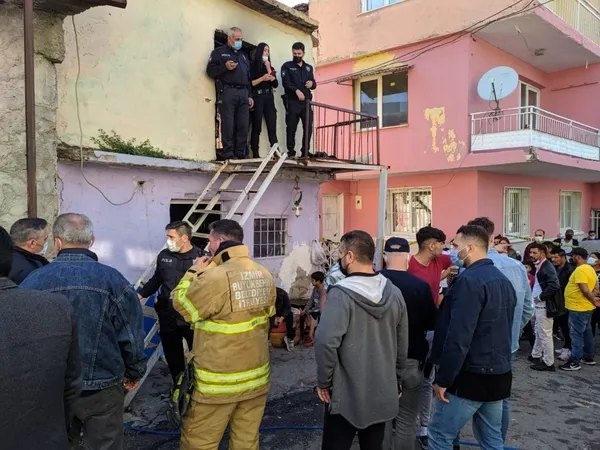 İzmir'de yürek dağlayan olay! 4 yaşındaki çocuk çıkan yangında hayatını kaybetti - 1