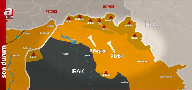 Son dakika! Irak'ı kimler karıştırmak istiyor? Başika'daki Türk askeri üssüne saldıranlar belli oldu A Haber'de flaş açıklamalar