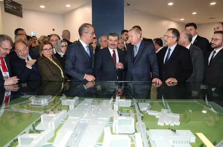 Başkan Erdoğan Bilkent Şehir Hastanesini açtı! Açılıştan dikkat çeken kareler...