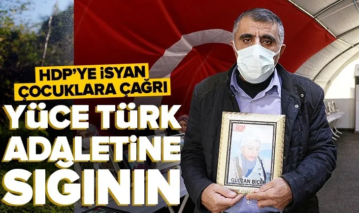 Acılı baba dağdaki çocuklara seslendi! Yüce Türk adaletine sığının
