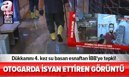 Esenler’de iş yerlerini ve evleri su bastı! Vatandaş isyan etti: İSKİ telefonumu açmıyor