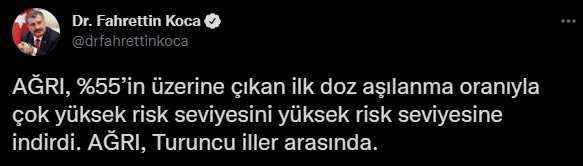 Son dakika: Sağlık Bakanı Fahrettin Koca mavi kategoriye dönen illeri açıkladı - 4