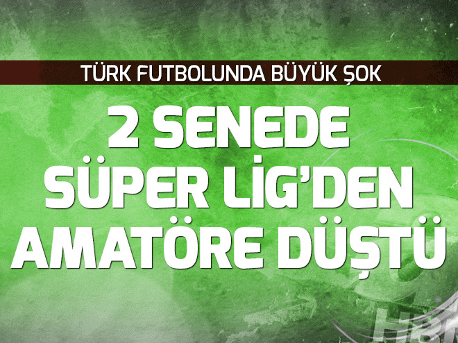 Mersin İdman Yurdu, amatör lige düÅürüldü!