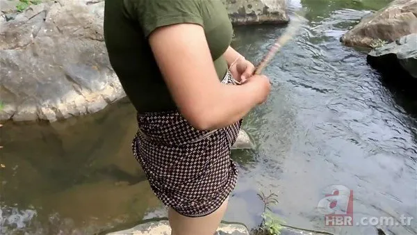 Balık avlama yöntemi herkesi şaşırttı! Böylesini ilk kez göreceksiniz...