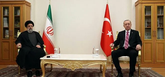 Son dakika: Başkan Erdoğan, İran Cumhurbaşkanı Reisi ile bir araya geldi