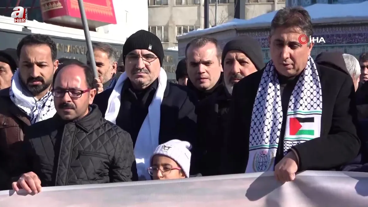 Van’da "Gazze’yi unutmayın" çağrısı yapıldı