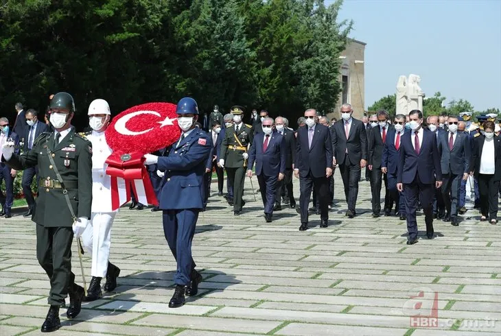 30 Ağustos Zafer Bayramı’nın 99. yılı! Başkan Erdoğan Anıtkabir’deki törene katıldı