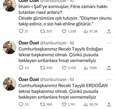 Kurtlar Vadisi müziklerinde imzası bulunan sanatçı Özer Özel Başkan Erdoğan’a desteğini duyurdu! Büyük linçe maruz kaldı
