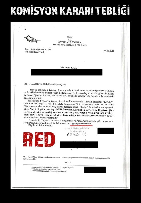 İçişleri Bakan Yardımcısı Mehmet Ersoy İBB personeli Muharrem Kılıç gerçeğini belgeleriyle ortaya koydu